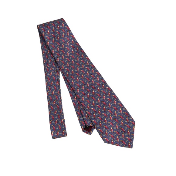 Tom‎ James Executive Collection Silk Tropical Toucan Bird Necktie Tie - Picture 2 of 5